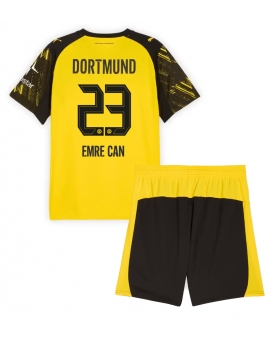 Billige Fotballdrakt Borussia Dortmund Emre Can #23 Replika Hjemmedraktsett Barn 2025-26 Kortermet (med bukser)